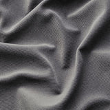 EKHOLMA cover for 2-seat sofa, Hakebo dark grey