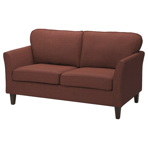 EKHOLMA - 2-seater sofa slipcover, Kilanda brown-red