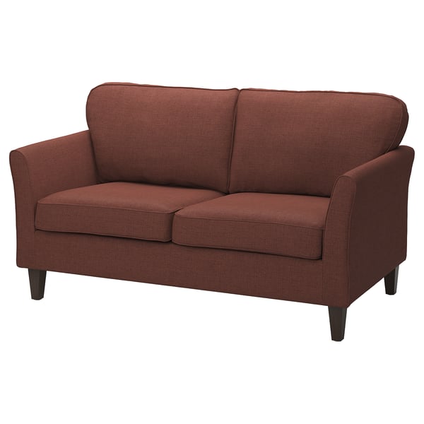 EKHOLMA cover for 2-seat sofa, Kilanda brown-red