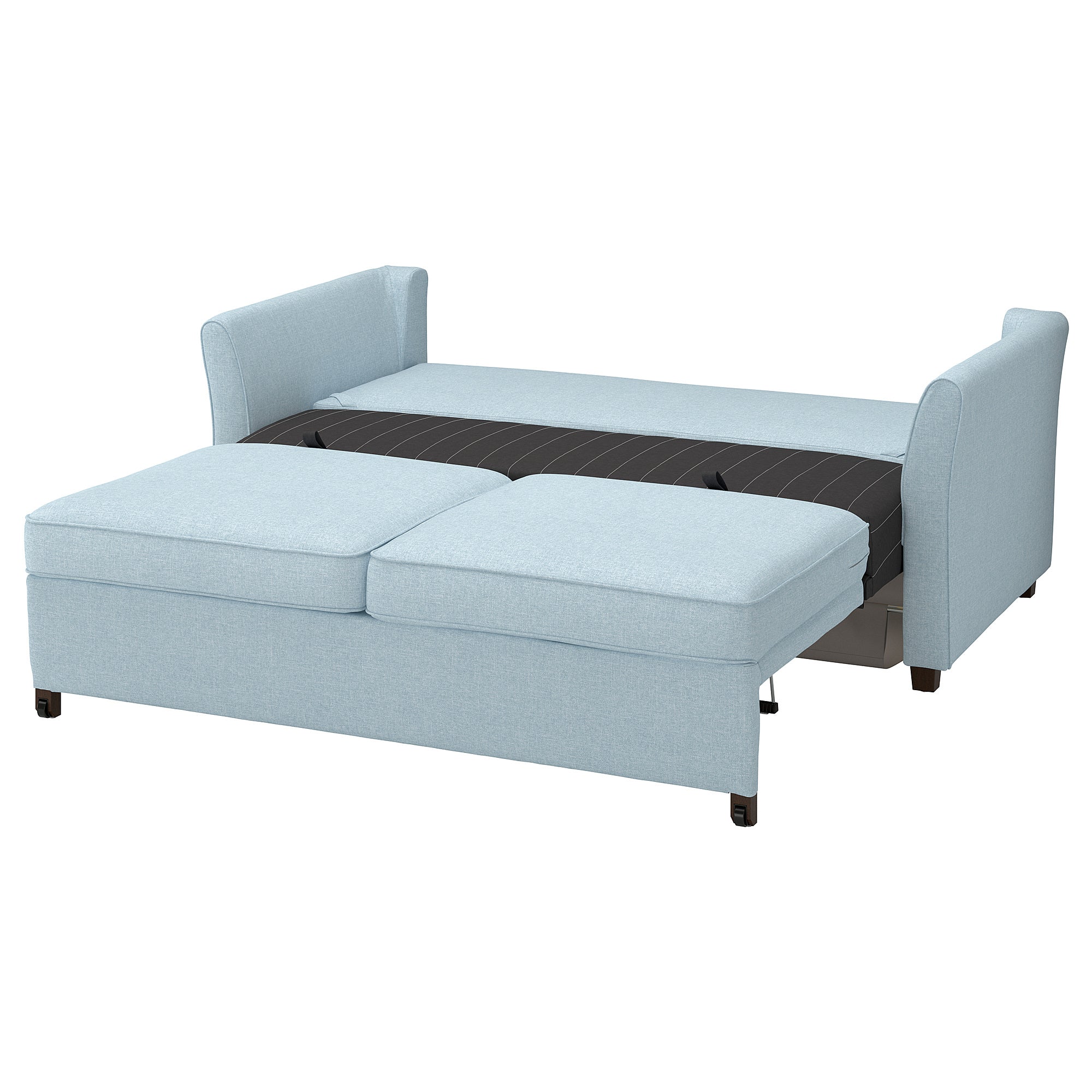 EKHOLMA cover for 2-seat sofa-bed, Kilanda pale blue