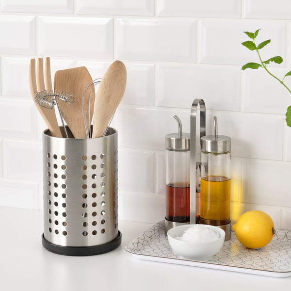 EKIPERA cutlery stand tray, black, 13 cm