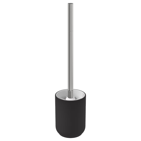 EKOLN toilet brush, dark grey, 9 cm