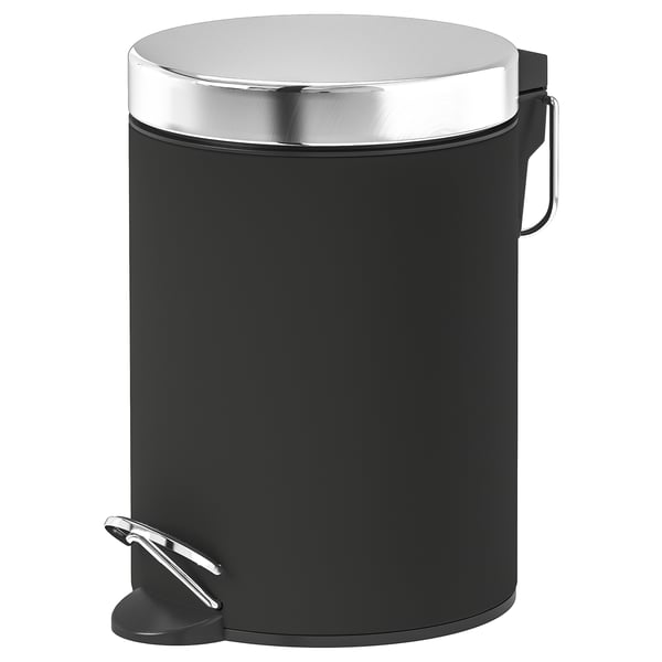 EKOLN waste bin, dark grey, 3 l
