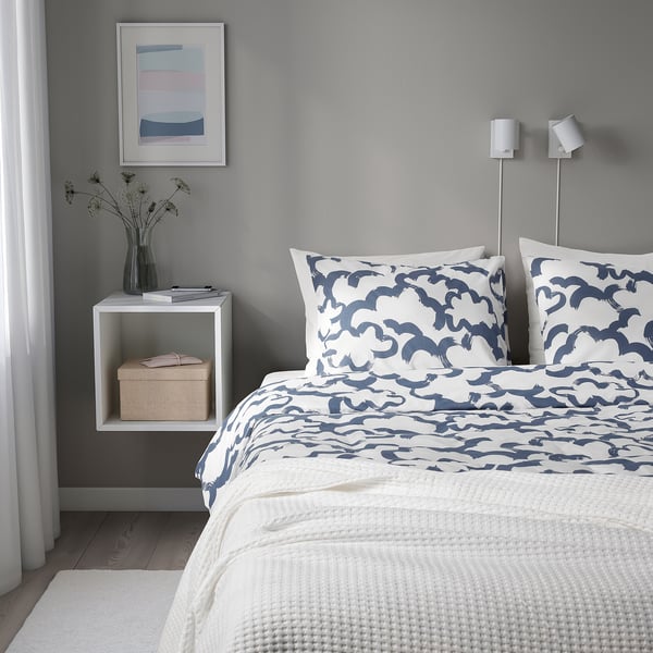 EKPURPURMAL duvet cover and 2 pillowcases, Pillowcase Quantity: 2pcsPillowcase Length: 50cmPillowcase Width: 80cmThread Count: 120 Inch²Duvet Cover Length: 220cmDuvet Cover Width: 240cm