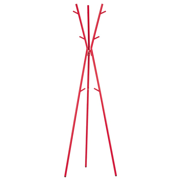 EKRAR hat and coat stand, bright red, 169 cm