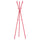 EKRAR hat and coat stand, bright red, 169 cm