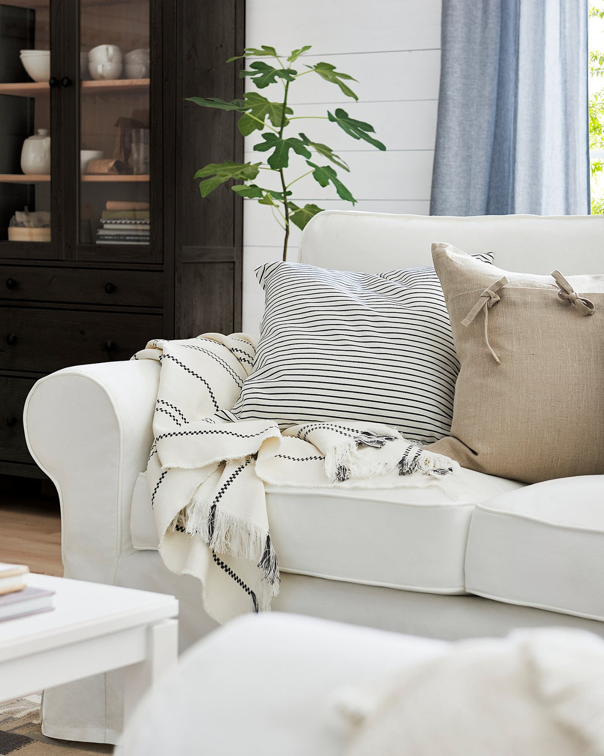EKTORP 2-seat sofa, Blekinge white, 179 cm