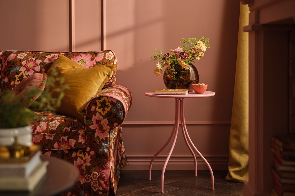 EKTORP 2-seat sofa, Mångbyn brown/multicolour, 179 cm