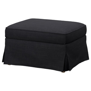 EKTORP cover for footstool, Hillared anthracite