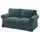 EKTORP 2-seat sofa, Alhamn dark grey-blue, 179 cm