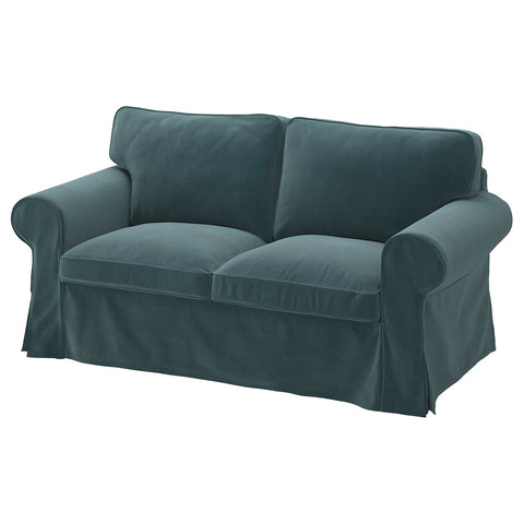 EKTORP 2-seat sofa, Alhamn dark grey-blue, 179 cm
