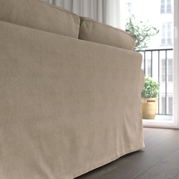 EKTORP - 2-seater sofa, Tallmyra beige ,