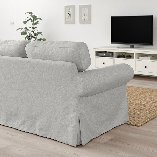 EKTORP - 2-seater sofa, Tallmyra white/black ,