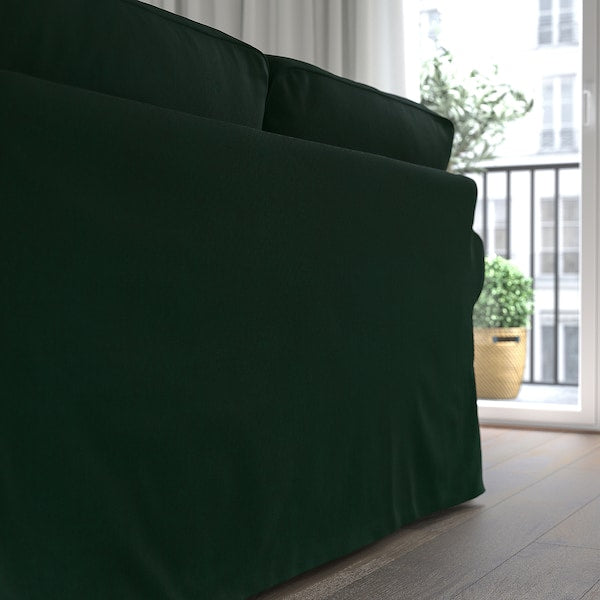 EKTORP - 2-seater sofa, Tallmyra dark green ,