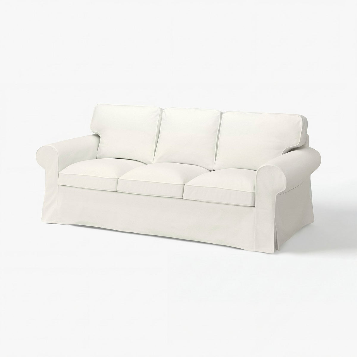 EKTORP 3-seat sofa, Blekinge white, 218 cm