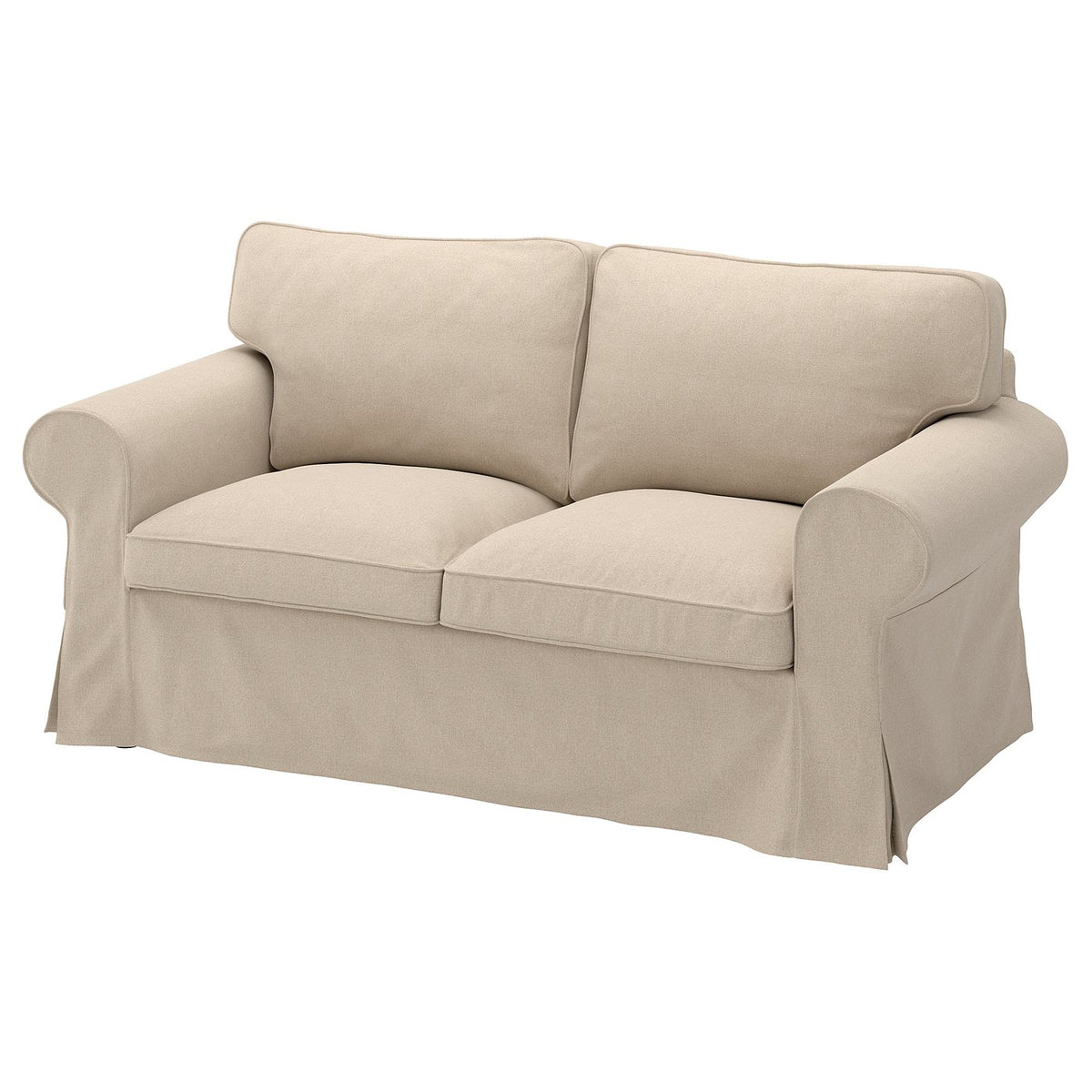 EKTORP cover for 2-seat sofa, Naggen beige