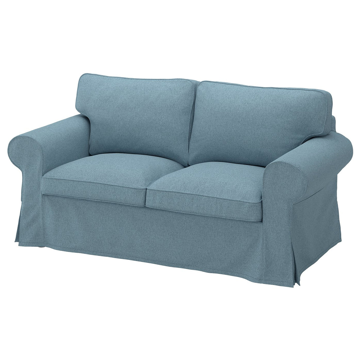 EKTORP cover for 2-seat sofa, Naggen grey-blue