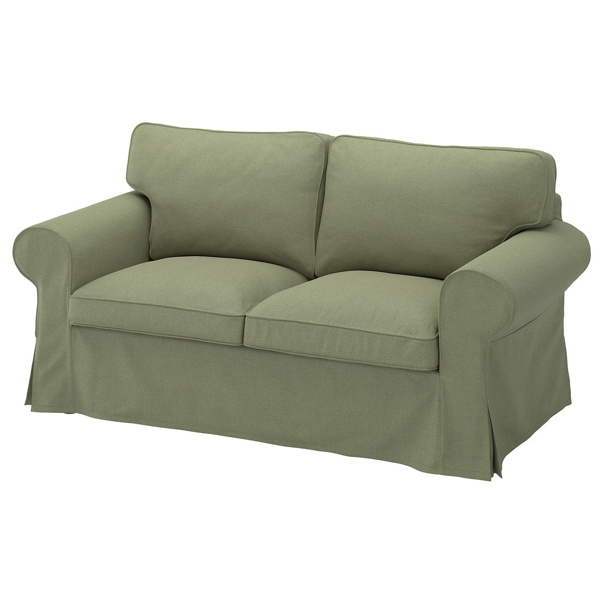 EKTORP cover for 2-seat sofa, Naggen grey-green