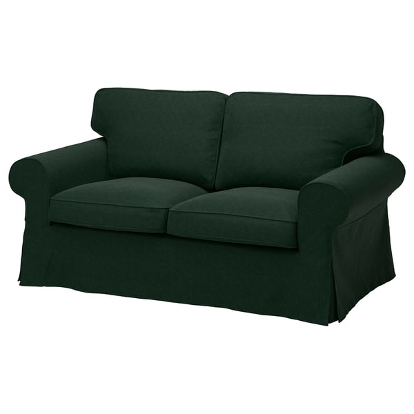 EKTORP cover for 2-seat sofa, Tallmyra dark green