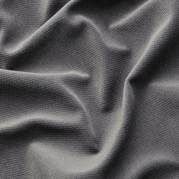 EKTORP cover for corner sofa, 4-seat, Hakebo dark grey