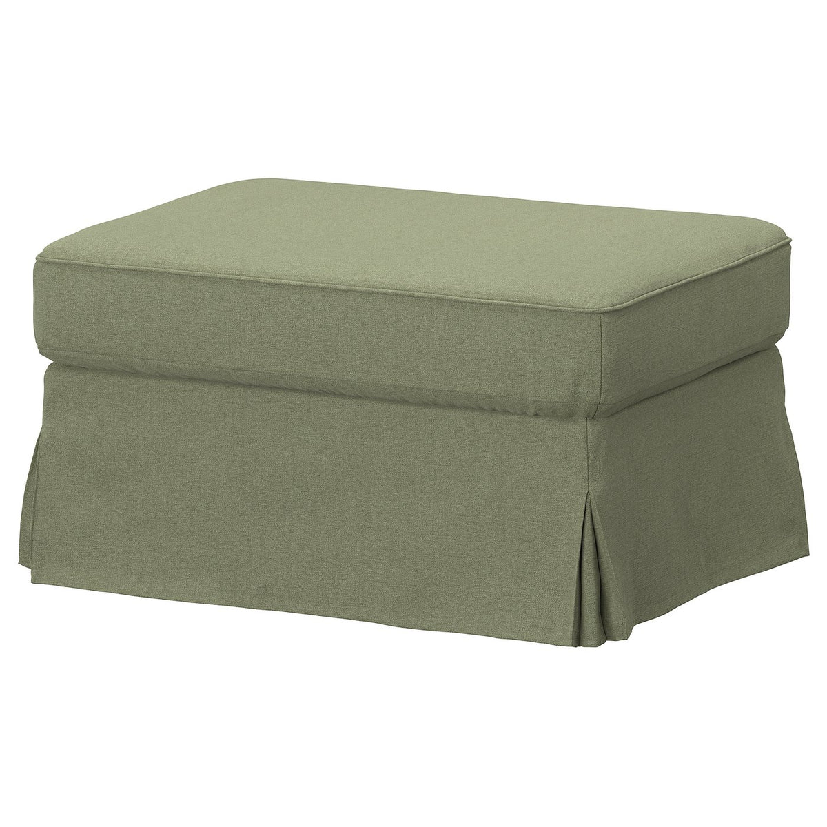 EKTORP cover for footstool, Naggen grey-green