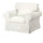 EKTORP cover for armchair, Blekinge white