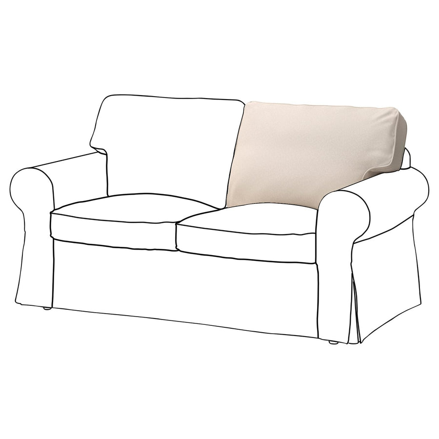EKTORP inner back cushion for 2-seat sofa, for replacement, 74x55x29 cm