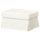 EKTORP footstool with storage, Blekinge white, 82x62 cm