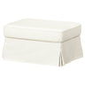 EKTORP footstool with storage, Blekinge white, 82x62 cm