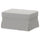 EKTORP footstool with storage, Tallmyra black/white, 82x62 cm