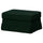 EKTORP footstool with storage, Tallmyra dark green, 82x62 cm