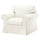 EKTORP armchair, Blekinge white, 104x88x88 cm