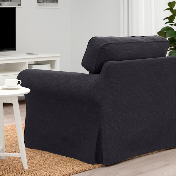 EKTORP - Armchair, Hillared anthracite ,