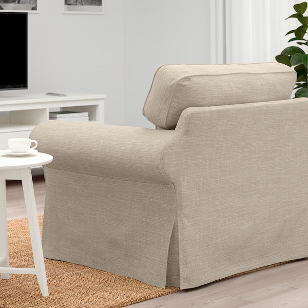 EKTORP - Armchair, Hillared beige ,