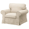 EKTORP armchair, Kilanda light beige