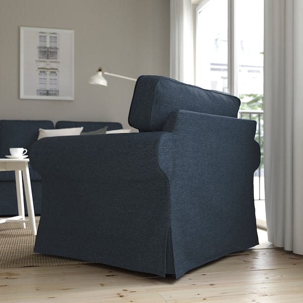 Ikea EKTORP - Armchair, Kilanda dark blue