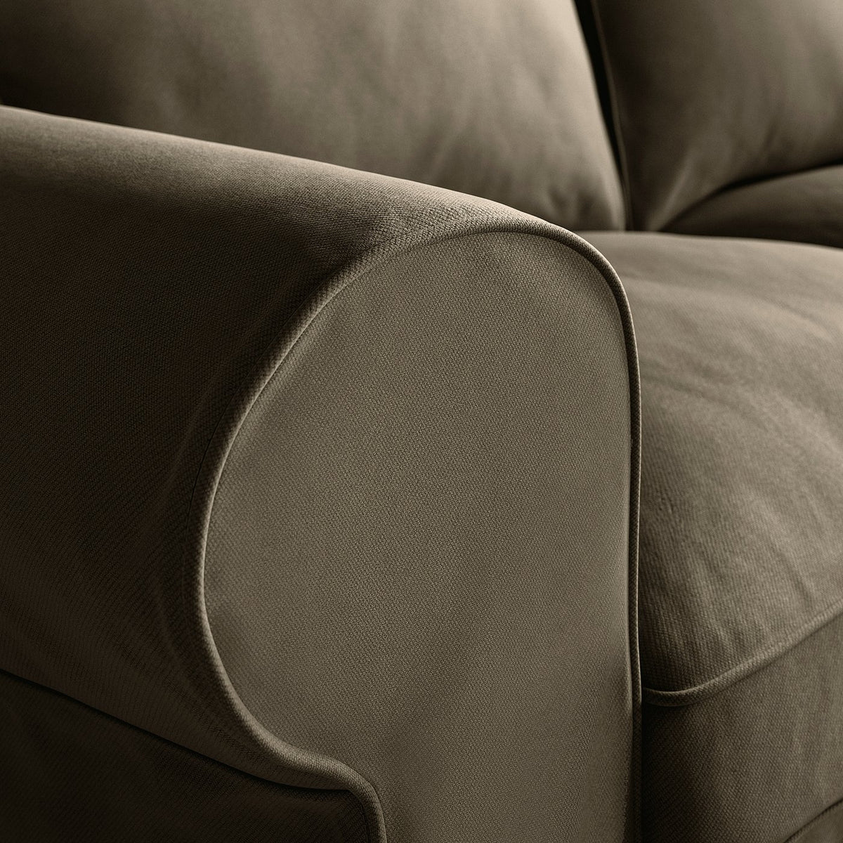 EKTORP armchair, Kilanda grey-brown, 104x88x88 cm