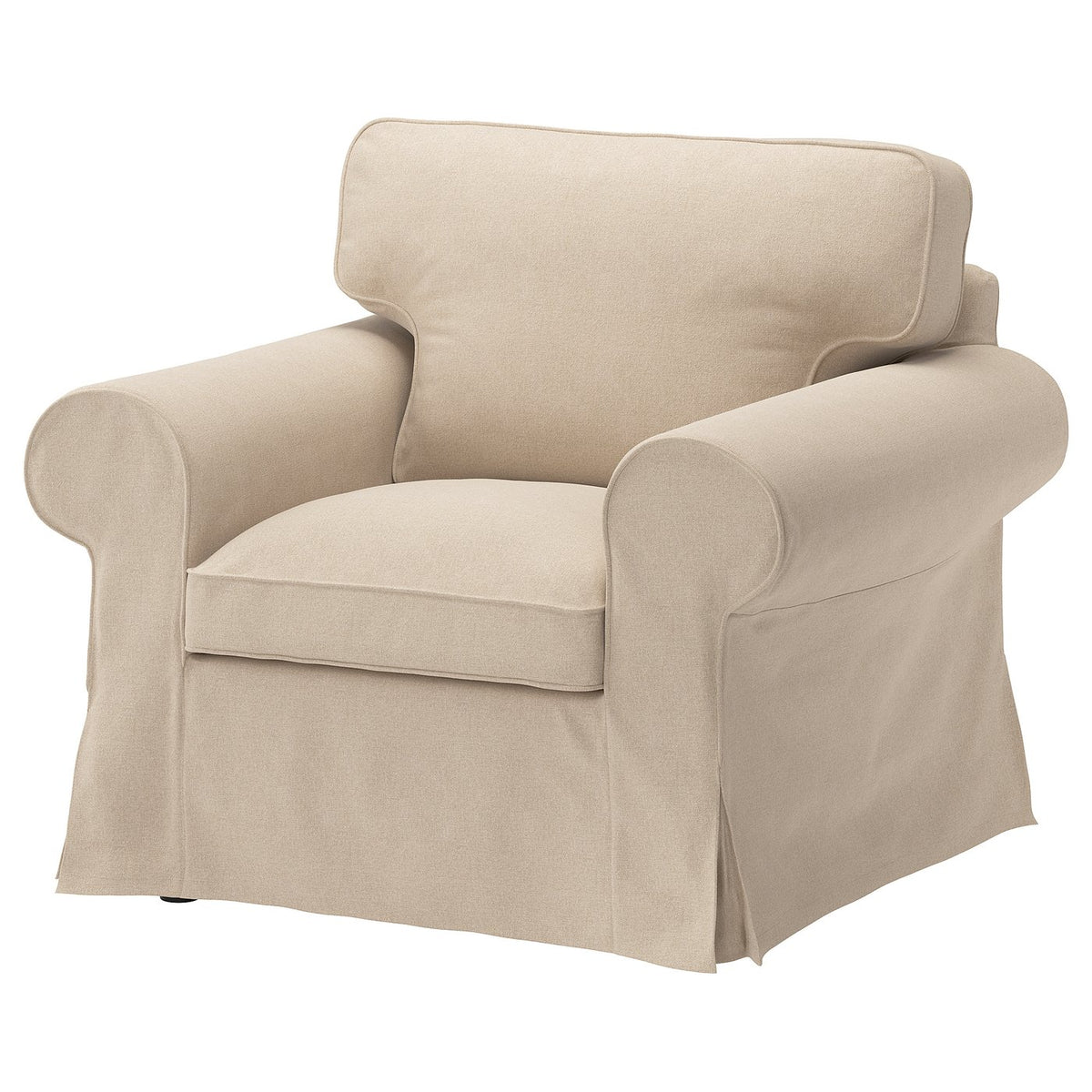 EKTORP armchair, Naggen beige, 104x88x88 cm
