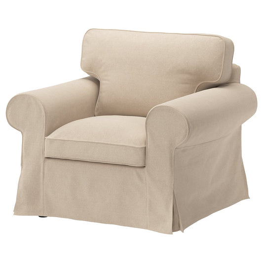 EKTORP armchair, Naggen beige, 104x88x88 cm