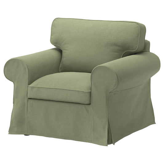 EKTORP armchair, Naggen grey-green, 104x88x88 cm