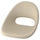 ELDBERGET seat shell, beige, 40x41x53 cm
