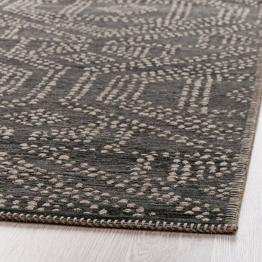 ELDFÅRKE rug, flatwoven, brown, 160x230 cm