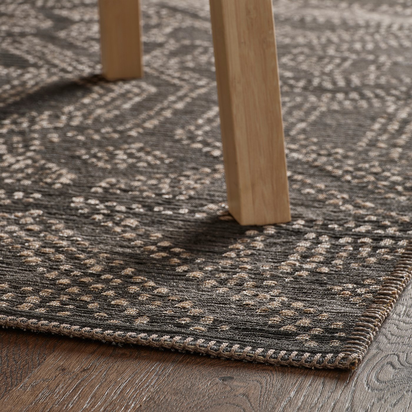 ELDFÅRKE rug, flatwoven, brown, 160x230 cm