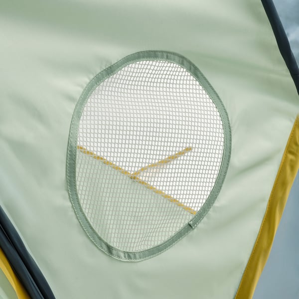 ELDFLUGA bed tent, blue/green, 70/80/90