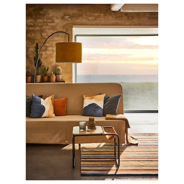 Ikea ELLJUSSPÅR - Rug, low pile, multicolour/striped handmade, 170x240 cm