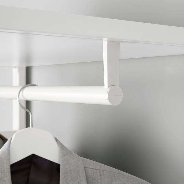ELVARLI wardrobe combination, white, 44x55x216 cm