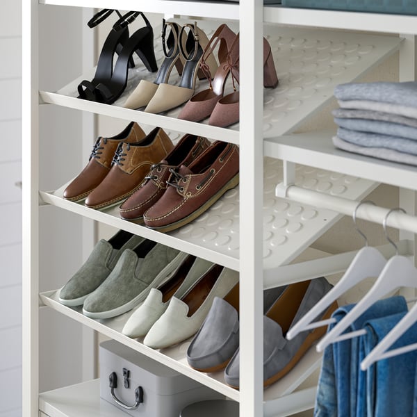 ELVARLI - Wardrobe combination, white ,
