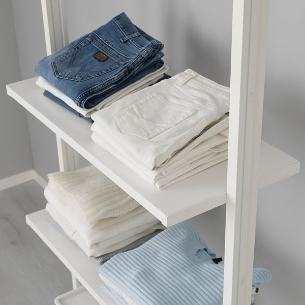 ELVARLI - Shelf, white, 80x36 cm