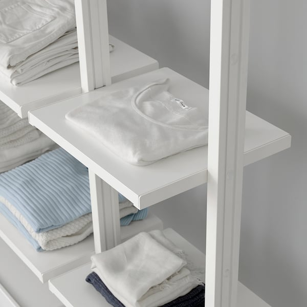 ELVARLI bracket for post, white, 36 cm, 2 pack