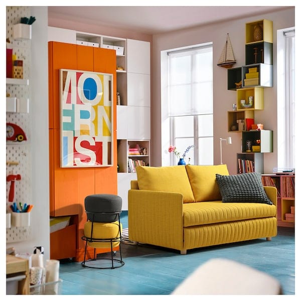 Ikea EMMISLÖV - Pouf, Skiftebo giallo
